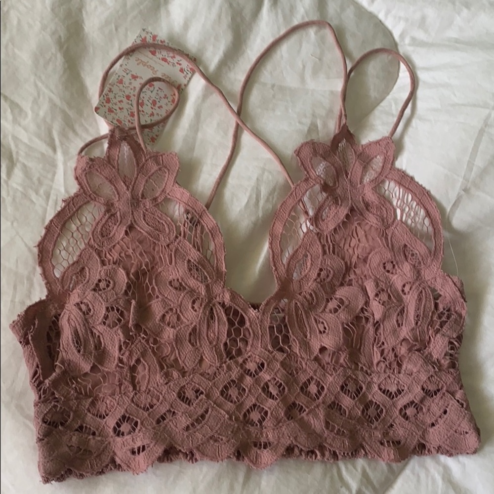 NWT FP rose bralette sz small